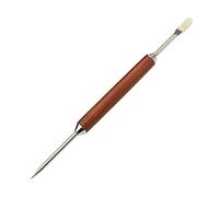Agwuoetr Coffee Art Pen Coffee Fancy Art Needle Coffee Art Needle Wood Handle Stainless Decorating Tool