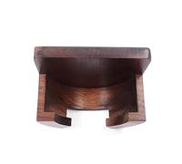 Agwuoetr Coffee Filter Holder Hanger Wooden Coffee Filter Holder Wall Mount Storage Rack for 51/53/54/58mm Brackets
