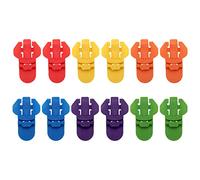 Agwuoetr Color Coded Drink Shield and Soda Protector for Family, 12Pk Fun Colored Plastic Tab Openers for, Beer or Soda Cans