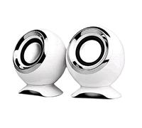 Agwuoetr Computer Speakers for PC Laptop Speakers USB 3.5mm Wired Music Play HIFI Stereo with Microphone for TablePC Laptop,White