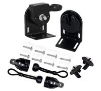 Agwuoetr Cordless Bracket Kit, Universal Replacement Mounting Bracket for Outdoor/Indoor Sun Blind Black