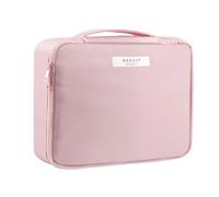 Agwuoetr Cosmetic Bag for Women Cosmetic Travel Bag Toiletry Bag for Make Up Bag Brush Bags Reusable Toiletry Bag- Pink