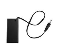 Agwuoetr DC 9V PP3 Battery Holder Box Case Wire Lead ON/OFF Switch Cover + 2.1mm Plug