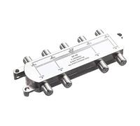Agwuoetr Digital 8 Way Coaxial Cable Splitter 5-2400MHz, RG6 Compatible, Work with Analog/Digital TV Connections and Internet