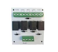 Agwuoetr Double Door Interlocking Relay Module for Door Interlock System Fail Safe Lock 69Lx60Wx15H(mm) for Egress Control