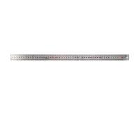 Agwuoetr Double Side Scale Stainless Steel Straight Ruler Measuring Tool 50cm