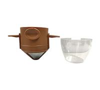 Agwuoetr Drip Coffee Filter Reusable with Holder Portable Coffee Maker for Home Travel Camp -C