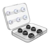 Agwuoetr Ear Tips Replacement Silicon Ear Buds Tips with Portable Storage Box for 12 Pieces