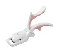 Agwuoetr Electric Eyelash Curlers USB Rechargeable Heated Eye Lash Curler With Comb, 3 Heating Modes White