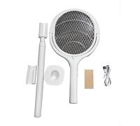 Agwuoetr Electric Fly Swatter Zapper Rechargeable Indoor Zapper Fruit Fly +1PCS Telescopic Extension Wand