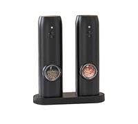 Agwuoetr Electric Salt Grinder Grinding Bottle Seasoning Bottle USB Rechargeable Base Refillable Spice Automatic Salt&Pepper Mills Shakers Set