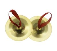 Agwuoetr Finger Cymbals Finger Musical Instrument Belly Dancing Finger Dancing for Dancer Pair Gold