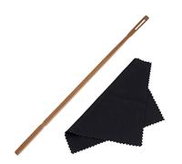 Agwuoetr Flute Cleaning Rod Cleaning Rod with Cloth Flute Cleaning Kit Woodwind Musical Instruments Accessories