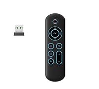 Agwuoetr Flying Mouse 2.4G+Bluetooth Double Model Colorful Backlight Keyboard Intelligent Remote Control TV Box Remote Control