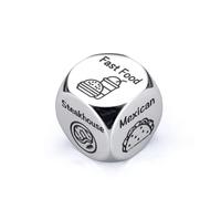 Agwuoetr Food Decision Dice Decider for Couple Boyfriend Girlfriend Husband Wife Date Night Dice Gifts for Her-A Easy to Use