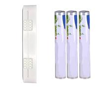 Agwuoetr Food Film Cutting Device Wrapping Paper Dispenser With Cutter Stretch Film Box Kitchen Replacement Organizer