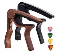 Agwuoetr For Acoustic Electric Guitar Ukulele Guitar Capo Guitar Clamp- 2pcs Set Included