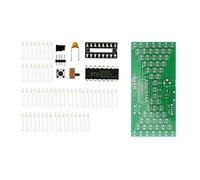 Agwuoetr Funny Electric Production Kits Precise Analog Electronic Hourglass Kit with LED Lamp Double Layer PCB Board 84X40mm