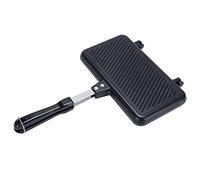 Agwuoetr Gas Non-Stick Sandwich Maker Sandwich Maker Aluminium Alloy Mould Grill Frying Pan Bread Toast Breakfast Machine Pancake Baking Barbecue Oven Mold