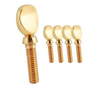 Agwuoetr Gold Copper Clarinet Saxophone Sax Neck Tightening Screws Soprano Alto Tenor Woodwind Instrument Parts Pack of 5
