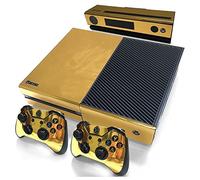 Agwuoetr Gold Glossy Skin Sticker For Console Controller + Kinect Decal Vinyl
