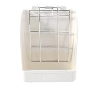 Agwuoetr Grass Frame Hay Feeder Manger Rack For Guinea Pig Fixed Flip-Up Holder Grass Basket Small Pet