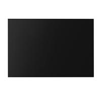 Agwuoetr Guitar Bass Pickguard Sheet Scratch Plate Blank Material 1 Ply Black 43 x 29 cm
