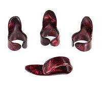 Agwuoetr Guitar Finger Set Guitar Pain-Proof Finger Set Pluck Piece Accessories Guitar Guitar Finger Thumb Index Finger Set