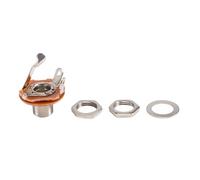 Agwuoetr Guitar Parts & Accessories 1/4 6.35mm 2-Conductor Mono Chassis Guitar Jack Input Output