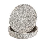 Agwuoetr Heat Insulation Pad Set Pot Holders Set, Trivets Set, Cotton Thread Weave Trivets for Hot Dishes,Hot Pot Holders