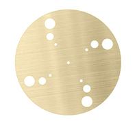 Agwuoetr High-Fidelity Pure Brass Turntable Platter Mat Record Player Pad Parts for LP Vinyl Record Player Home Accessories