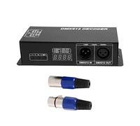 Agwuoetr High Power LED Controller LED 512 Decoder Dimmer Driver DC12V-24V for LED Rgb Strip or Lights (3 Channel)