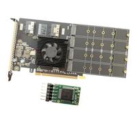 Agwuoetr High Speed PCIe Extension Card Adapter PLX8749 Non-Split Converter, PC U.2 SSD GPU Expansion Card with Compatible Module