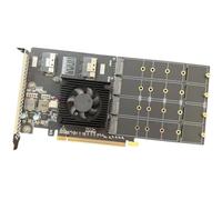 Agwuoetr High Speed PCIe Extension Card Adapter PLX8749 Non-Split Converter, PC U.2 SSD & Graphics Hardware Expansion Module