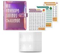 Agwuoetr Join The 52-Week 100 Envelope Savings Challenge Fun Path to Save 5,050 in One Year with Our Budget Binder F Easy to Use