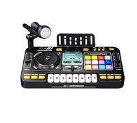 Agwuoetr Kid DJ Mixer with Microphone Electronic Piano Keyboard Musical Instrument Toy for Children Birthday Gift Party Playset