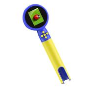 Agwuoetr Kids Microscope STEM Science Toy with 1080P Digital Mini Handheld Function, Bug Catcher Kit LED Light Included Blue