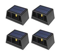Agwuoetr LED Outdoor Wall Light Waterproof Solar Outdoor Ambient Lighting Porch Lights Black