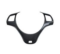 Agwuoetr LHD Carbon Fiber Car Steering Wheel Trim for 3 Series E90 E92 E93 2005-2012 Car Steering Wheel Decoration Cover