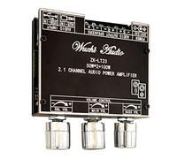 Agwuoetr -LT23 2.1 Channel Bluetooth Audio Amplifier Board Module 50W+50W+100W Subwoofer True Wireless Audio Board DC9-24V