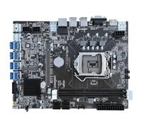 Agwuoetr LX0B BTC Motherboard B75 BTC CPU Miner Motherboard DDR3 8 PCI-E Graphics Card for LGA 1155 GPU Cryptocurrency Mining