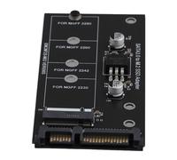 Agwuoetr M2 NGFF SSD to SATA 3.0 2.5&Rdquo, M.2 SSD Adapter Converter Riser Card for PC Laptop Add on Card Up to 6Gps
