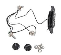 Agwuoetr Magnetic acoustic pickup for guitar Black