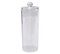 Agwuoetr Makeup Container Cotton Pads Round Dispenser With Lid Clear Acrylic Dispenser Cotton