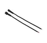 Agwuoetr Male Female Plug 2 Pin LED Waterproof Connector Cable Black