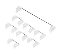 Agwuoetr Mechanical Keyboard Cherry Mx Switch Pcb Mounted Cherry Stabilizer Clear Transparent Case 6.25U Modifier Key Stabiliser