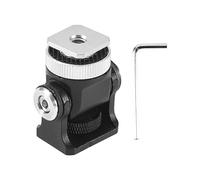Agwuoetr Mini Hot Shoe Mount Monitor Microphone Flash Holder 1/4 Inch Screw Camera Bracket Tripod Head for Monitor Flash Camera Accessories
