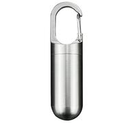 Agwuoetr Mini Sealed Storage Pill Box Pill Container Storage Box Stainless Steel Waterproof Outdoor Travel Kit (Big)
