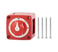 Agwuoetr Mini Switch Cut On/Off Marine Boat 12-48V 100-300A Battery Switch Isolator Disconnect Rotary Single Circuit