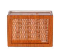 Agwuoetr Money Saving Box, Wooden Cash Vault for Kids and Adults, Reusable Money Box with Countdown and Money Target 5000